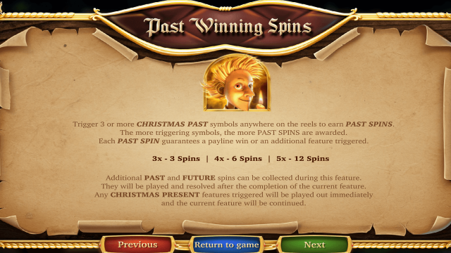 Игровой интерфейс A Christmas Carol 1