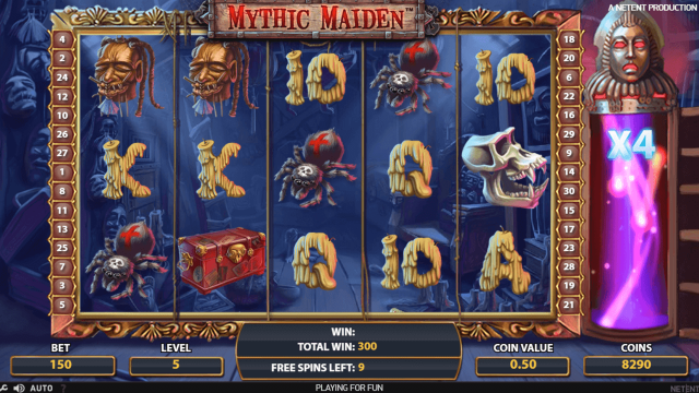 Бонусная игра Mythic Maiden 9
