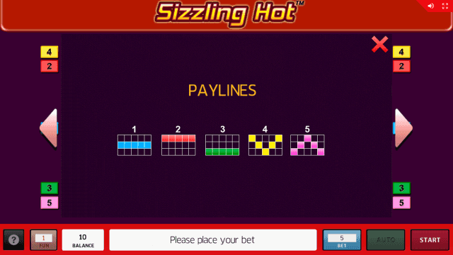 Бонусная игра Sizzling Hot 17