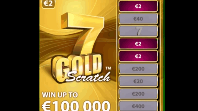 Бонусная игра 7 Gold Scratch 3