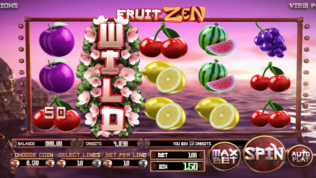 Бонусная игра Fruit Zen 5