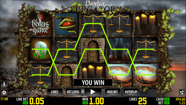 Игровой интерфейс Dante's Purgatory 3