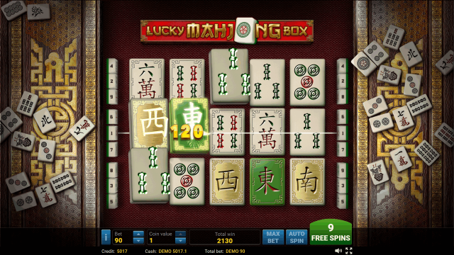 Игровой интерфейс Lucky Mahjong Box 6