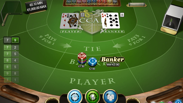 Бонусная игра Baccarat Pro Series Table Game 6